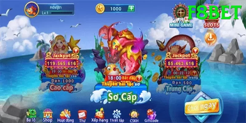 Game Bắn Cá Đổi Thưởng - f8bet - Game chính thức